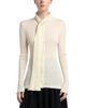 Toteme Toteme Ribbed Sculptural Jersey Scarf Top - 1