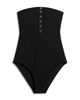 Toteme Toteme Ribbed Strapless One Piece Swimsuit - 4