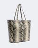 Toteme Toteme Roam Large snake-effect leather tote bag - 4