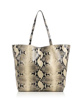 Toteme Toteme Roam Snake Embossed Leather Tote
