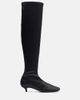 Toteme Toteme Satin knee-high boots - 4