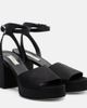 Toteme Toteme Satin platform sandals - 1