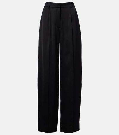 Toteme Satin Wide-Leg Pants