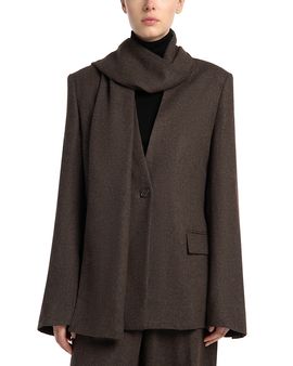 Toteme Toteme Scarf Lapel Single Button Blazer