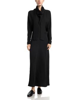 Toteme Toteme Scarf Neck Slouch Waist Dress