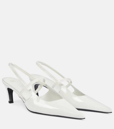 Toteme Toteme Sharp 50 patent leather slingback pumps