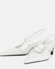 Toteme Toteme Sharp 50 patent leather slingback pumps - 4