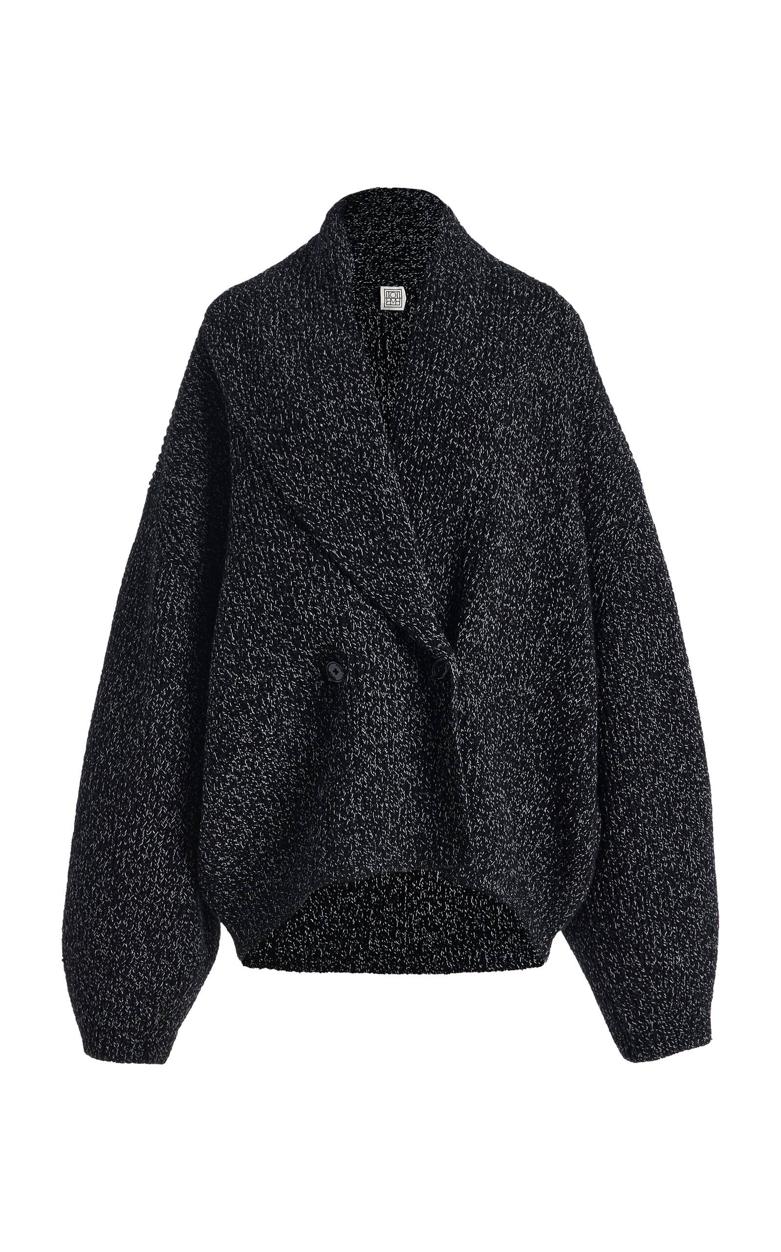 Toteme Toteme ShawlLapel CashmereBlend Cardigan