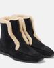 Toteme Toteme Shearling-lined leather ankle boots - 1