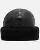 Toteme Toteme Shearling-trimmed leather hat - 1