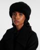 Toteme Toteme Shearling-trimmed leather hat - 2