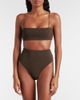 Toteme Toteme Shirred jersey bikini top - 2