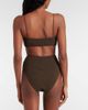 Toteme Toteme Shirred jersey bikini top - 3