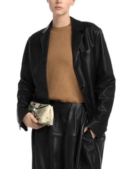Toteme Toteme Short Leather Blazer