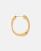 Toteme Toteme Signature enamel gold-plated hoop earrings - 2