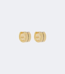 Toteme Toteme Signature gold-plated huggie earrings
