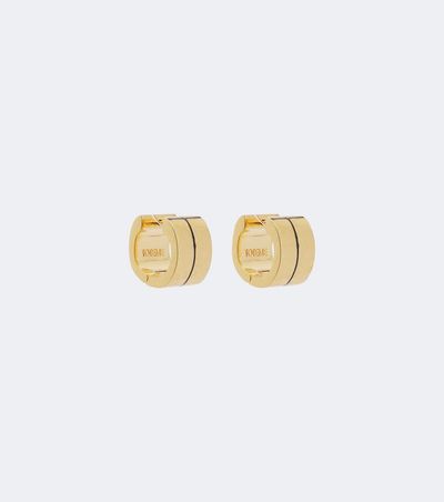 Toteme Toteme Signature gold-plated huggie earrings