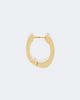 Toteme Toteme Signature gold-plated huggie earrings - 2
