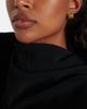 Toteme Toteme Signature gold-plated huggie earrings - 3