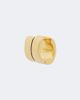 Toteme Toteme Signature gold-plated huggie earrings - 5