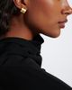Toteme Toteme Signature gold-plated huggie earrings - 6