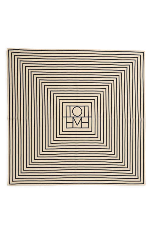 TOTEME TOTEME Signature Logo Square Silk Scarf
