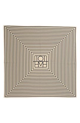 TOTEME TOTEME Signature Logo Square Silk Scarf