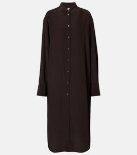Toteme Toteme Silk shirt dress