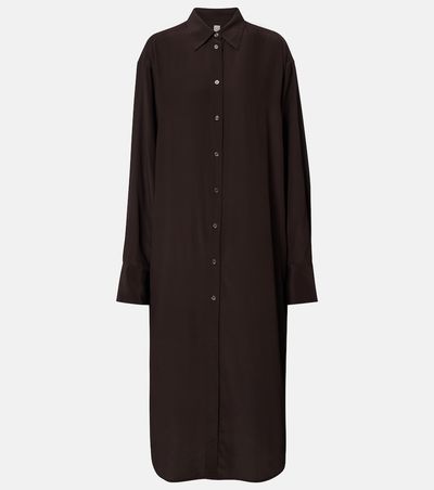 Toteme Toteme Silk shirt dress