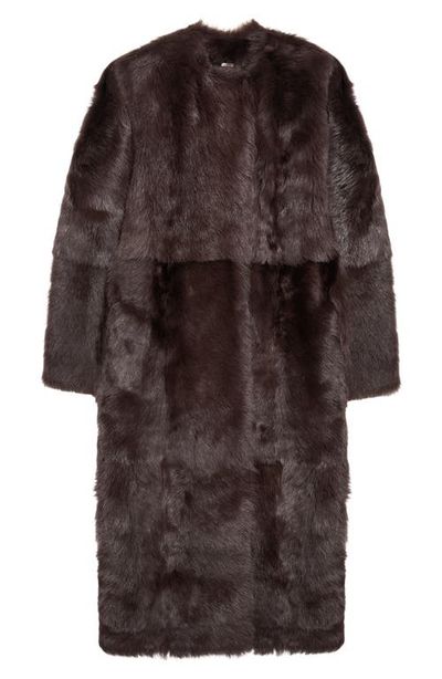 TOTEME TOTEME Silky Genuine Shearling Coat