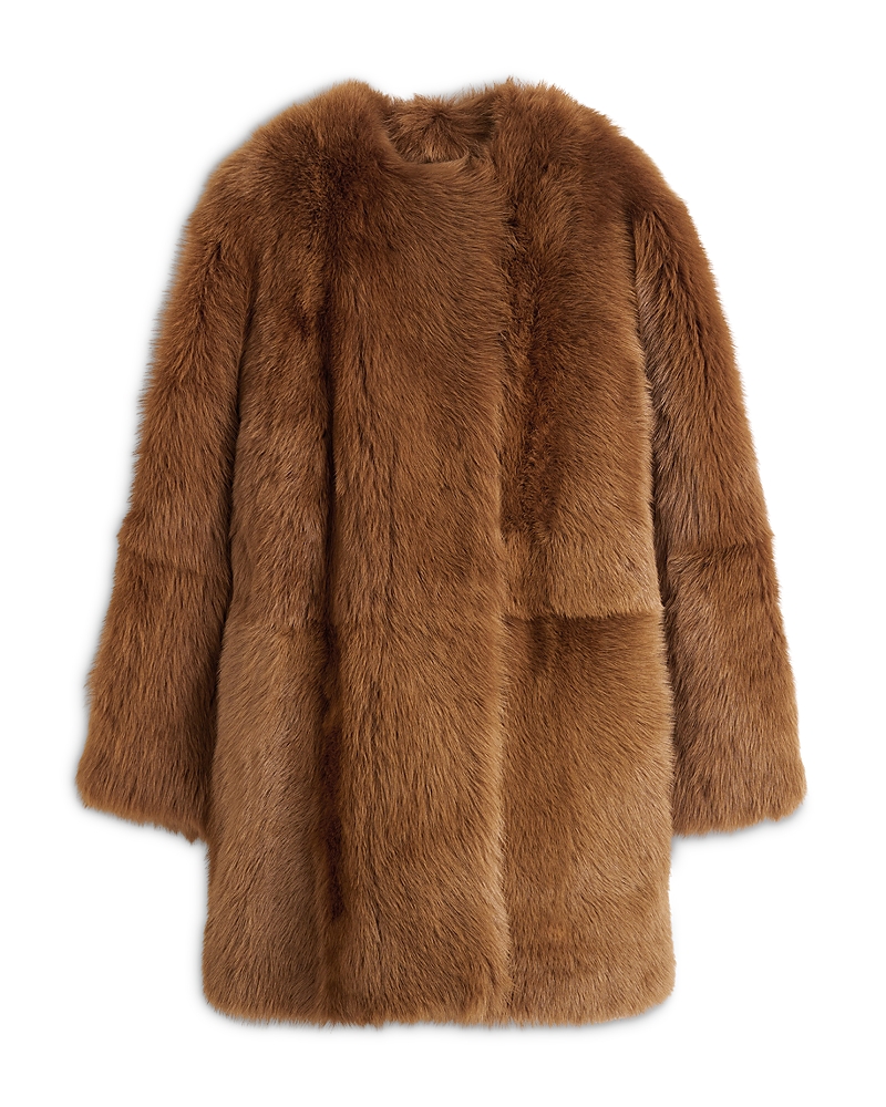Toteme Toteme Silky Shearling Fur Coat