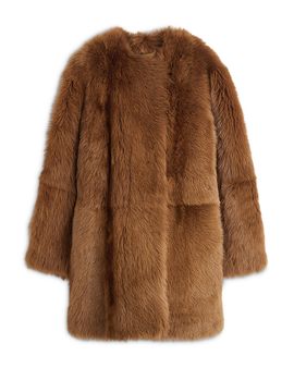 Toteme Toteme Silky Shearling Fur Coat