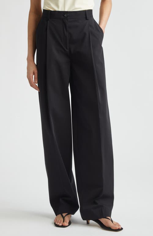 TOTEME TOTEME Single Pleat Organic Cotton Trousers