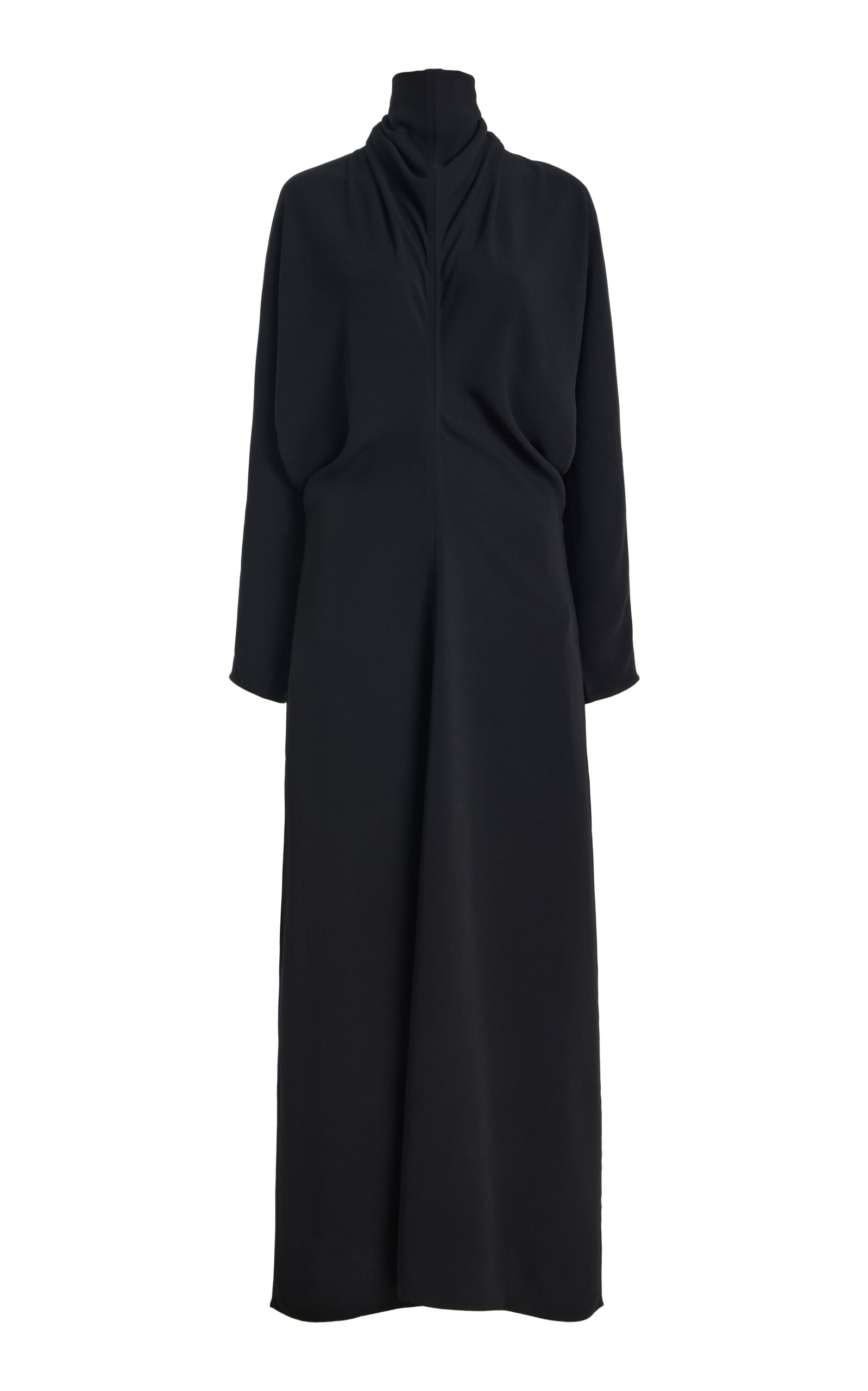 Toteme Toteme Slouch Waist Crepe Midi Scarf Dress