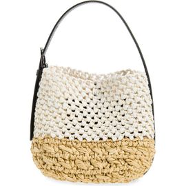 TOTEME TOTEME Small Belted Paper Straw Tote