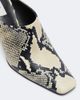 Toteme Toteme Snake-effect leather mules - 5
