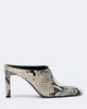Toteme Toteme Snake-effect leather mules - 6