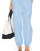 Toteme Toteme Striped Drawstring Cotton Trouser - 1