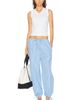 Toteme Toteme Striped Drawstring Cotton Trouser - 6