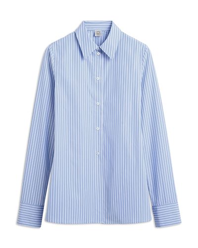 Toteme Toteme Striped Poplin Shirt