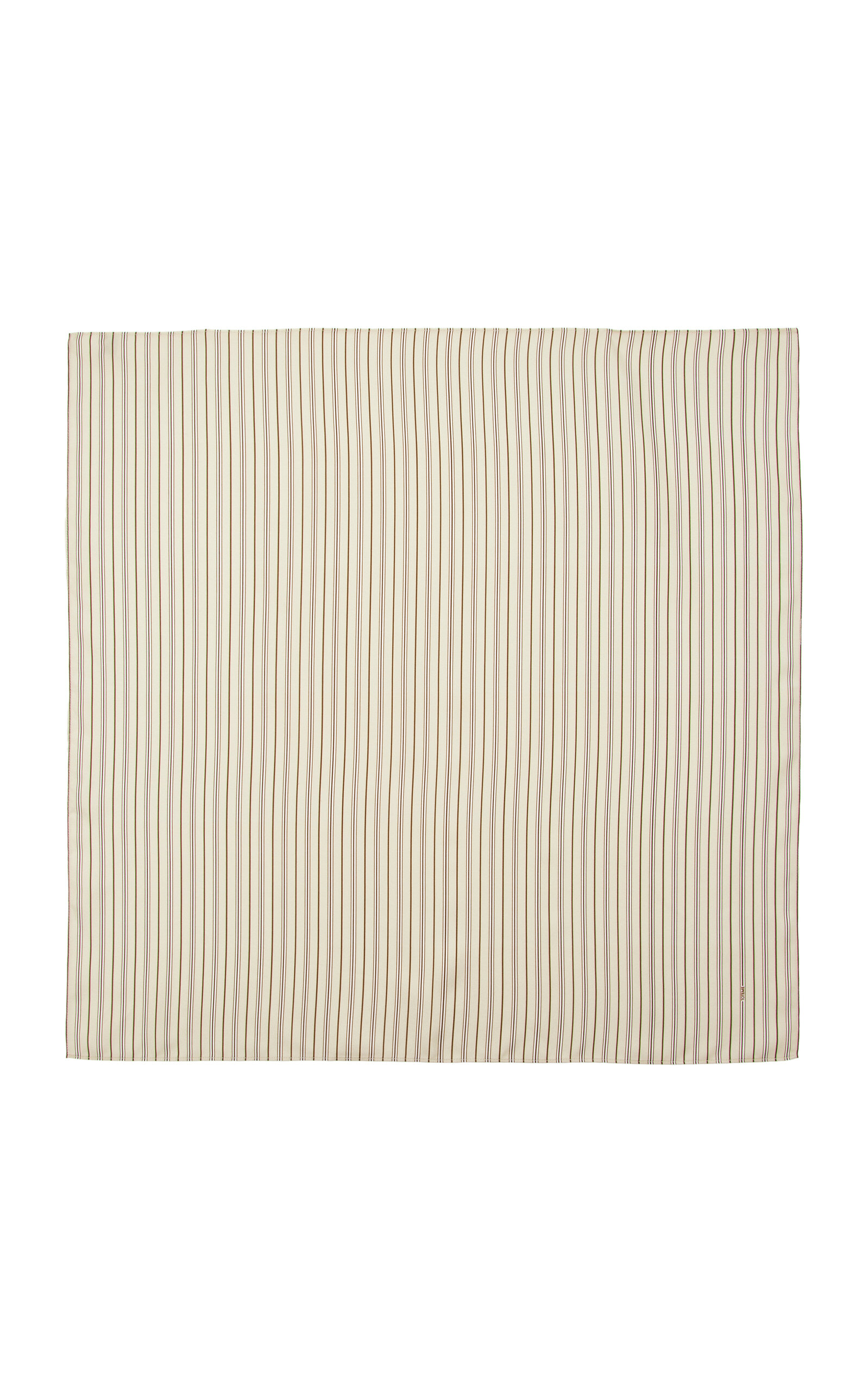 Toteme Toteme Striped Silk Scarf Neutral OS