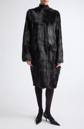 TOTEME TOTEME Structured Genuine Shearling Coat