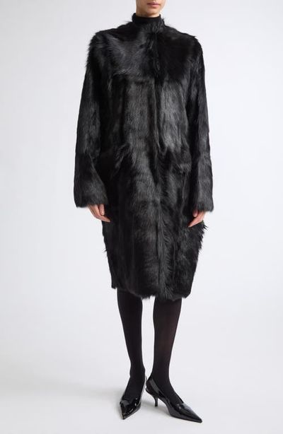 TOTEME TOTEME Structured Genuine Shearling Coat