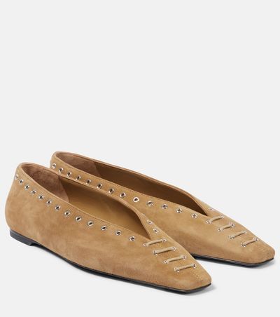 Toteme Toteme Suede ballet flats
