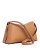 Toteme Toteme T-Lock Grained-Leather Convertible Clutch in Tan - 3