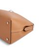 Toteme Toteme T-Lock Grained-Leather Convertible Clutch in Tan - 6