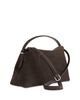 Toteme Toteme T-Lock Grained Leather Convertible Top Handle Bag in Brown Suede - 5