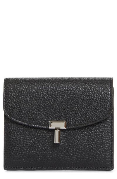 TOTEME TOTEME T-Lock Leather Card Holder