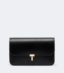 Toteme Toteme T-Lock leather crossbody bag