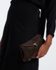 Toteme Toteme T-Lock Nano suede clutch - 2